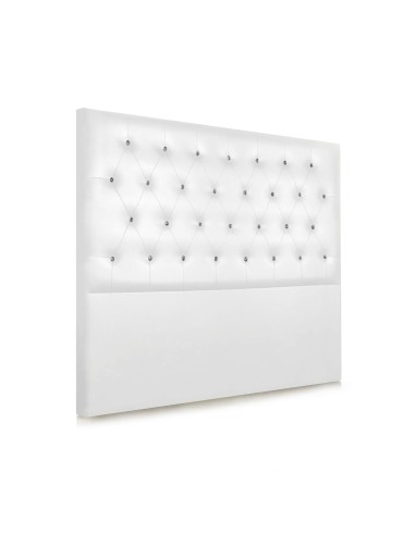 Cabecero de polipiel Nueva York botón cristal