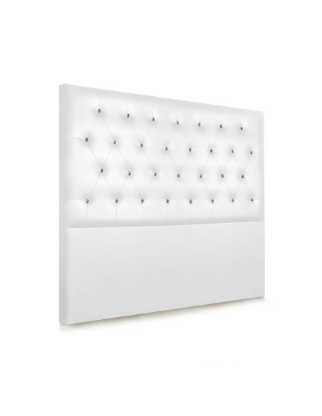 Cabecero de polipiel Nueva York botón cristal