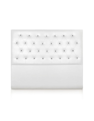 Cabecero de polipiel Nueva York botón cristal