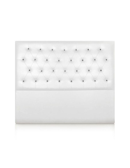 Cabecero de polipiel Nueva York botón cristal