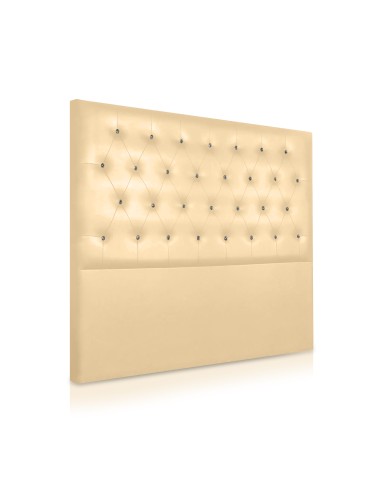 Cabecero de polipiel Nueva York botón cristal