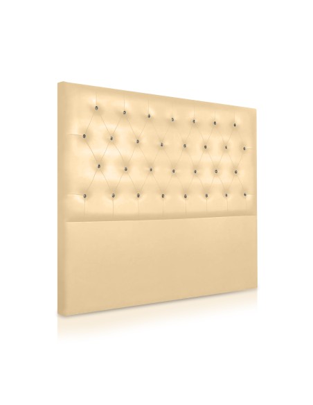 Cabecero de polipiel Nueva York botón cristal