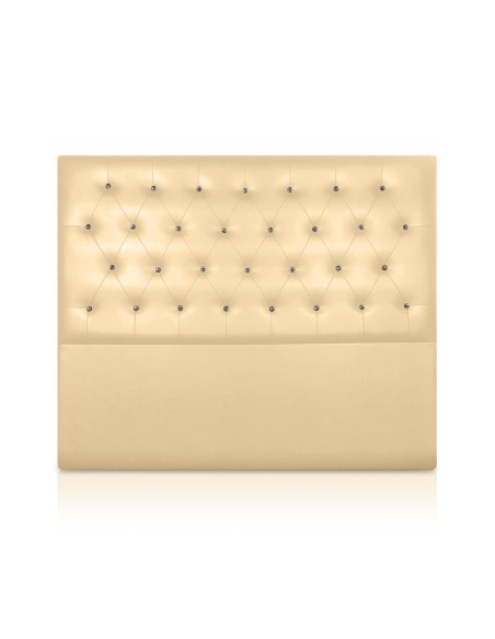 Cabecero de polipiel Nueva York botón cristal