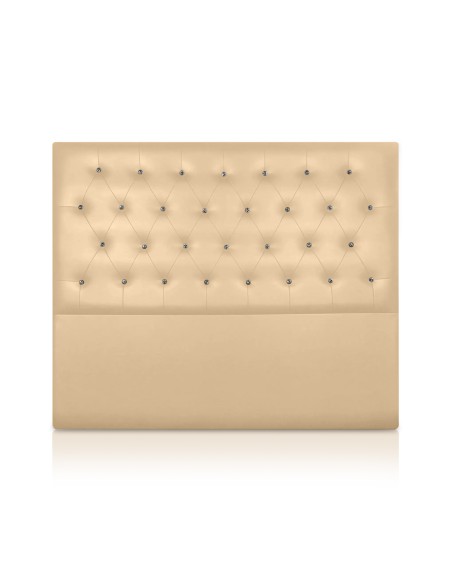 Cabecero de polipiel Nueva York botón cristal