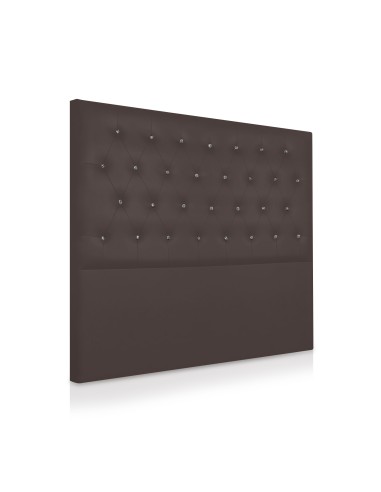 Cabecero de polipiel Nueva York botón cristal