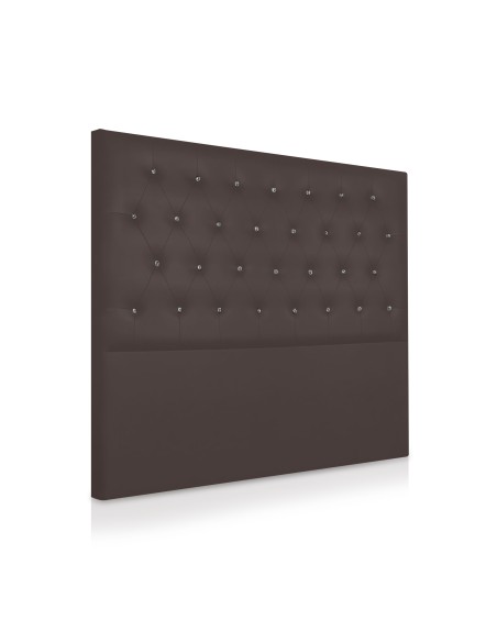 Cabecero de polipiel Nueva York botón cristal