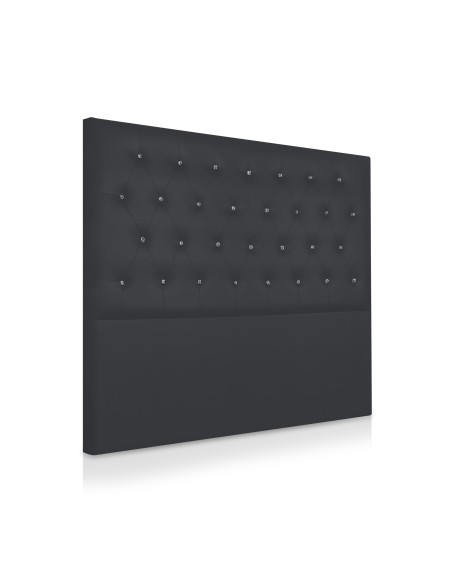 Cabecero de polipiel Nueva York botón cristal