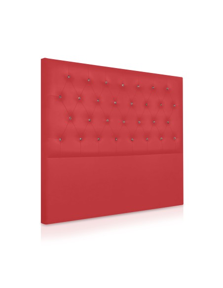 Cabecero de polipiel Nueva York botón cristal