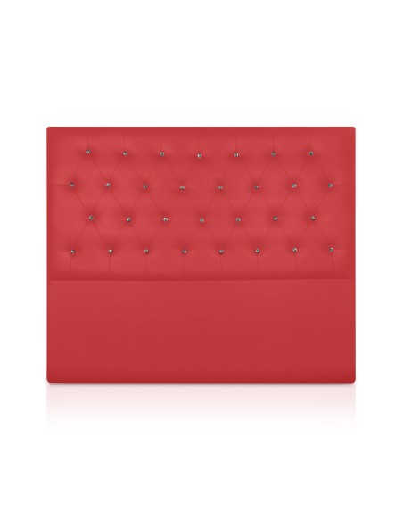 Cabecero de polipiel Nueva York botón cristal