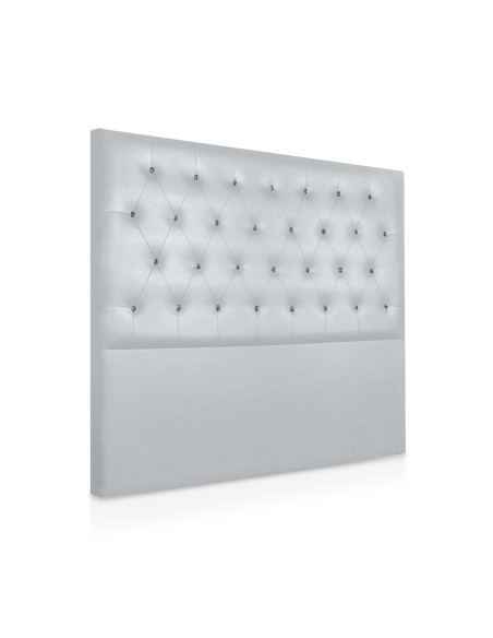 Cabecero de polipiel Nueva York botón cristal