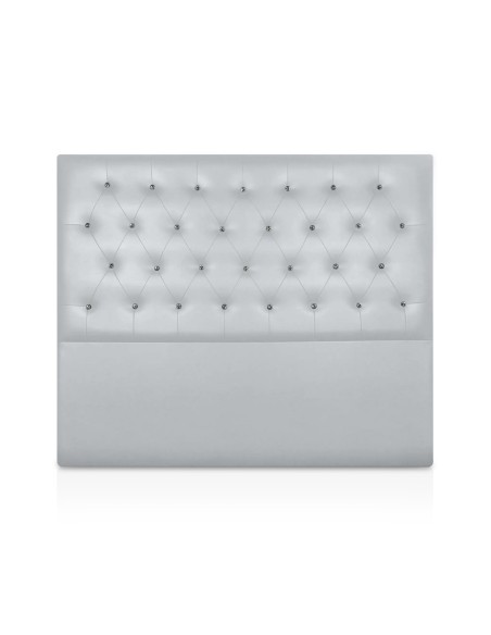 Cabecero de polipiel Nueva York botón cristal