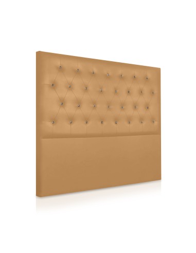 Cabecero de polipiel Nueva York botón cristal