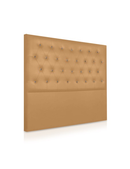 Cabecero de polipiel Nueva York botón cristal