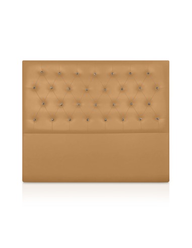 Cabecero de polipiel Nueva York botón cristal