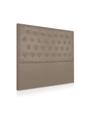 Cabecero de polipiel Nueva York botón cristal