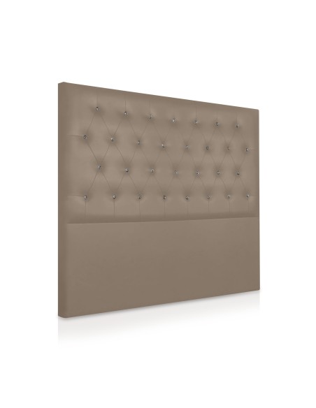 Cabecero de polipiel Nueva York botón cristal