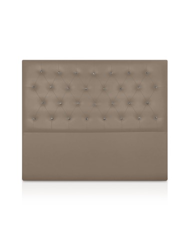 Cabecero de polipiel Nueva York botón cristal