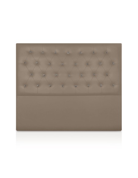 Cabecero de polipiel Nueva York botón cristal