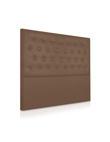 Cabecero de polipiel Nueva York botón cristal