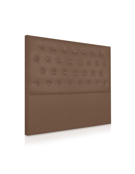 Cabecero de polipiel Nueva York botón cristal