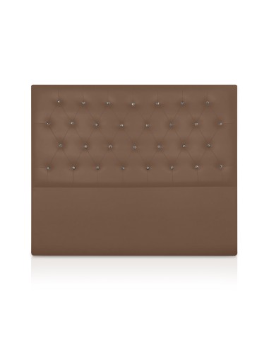 Cabecero de polipiel Nueva York botón cristal