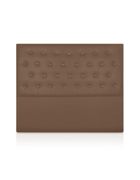 Cabecero de polipiel Nueva York botón cristal