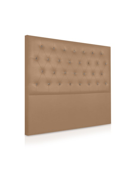 Cabecero de polipiel Nueva York botón cristal