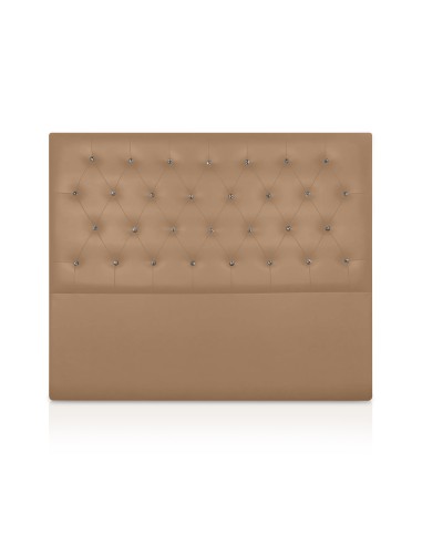 Cabecero de polipiel Nueva York botón cristal