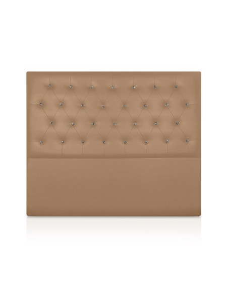 Cabecero de polipiel Nueva York botón cristal