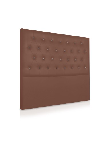 Cabecero de polipiel Nueva York botón cristal