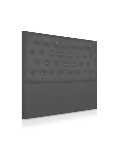 Cabecero de polipiel Nueva York botón cristal