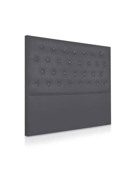 Cabecero de polipiel Nueva York botón cristal