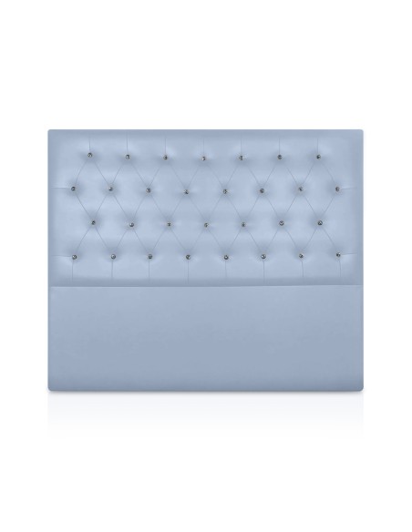 Cabecero de polipiel Nueva York botón cristal