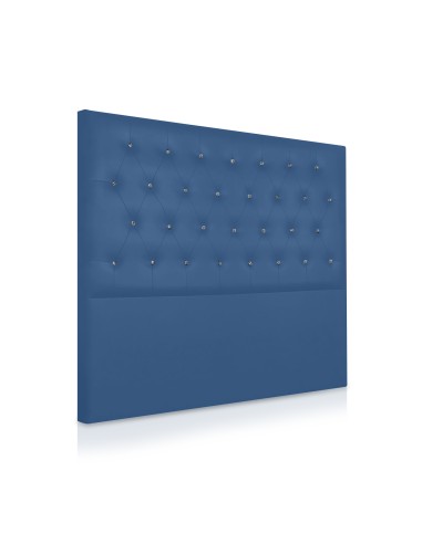 Cabecero de polipiel Nueva York botón cristal