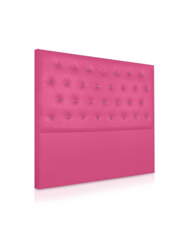 Cabecero de polipiel Nueva York botón cristal