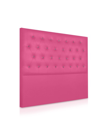 Cabecero de polipiel Nueva York botón cristal