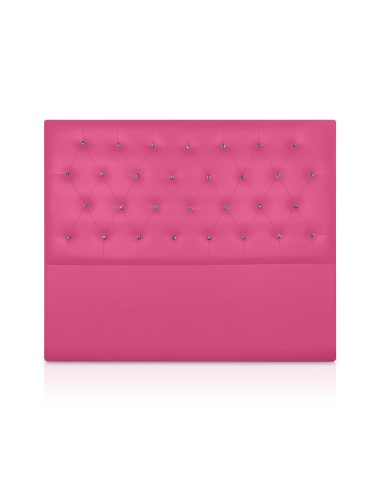 Cabecero de polipiel Nueva York botón cristal