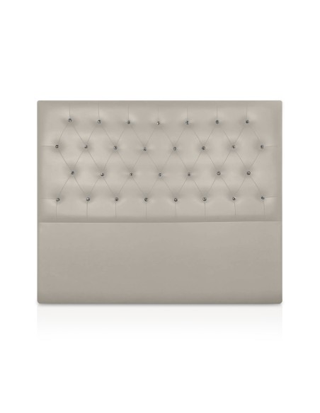 Cabecero de polipiel Nueva York botón cristal