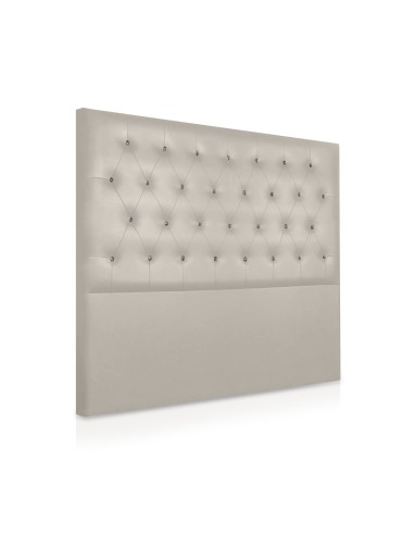 Cabecero de polipiel Nueva York botón cristal