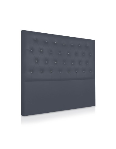 Cabecero de polipiel Nueva York botón cristal