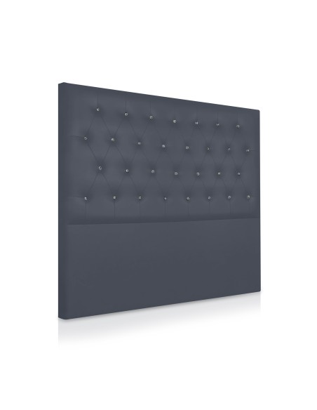 Cabecero de polipiel Nueva York botón cristal