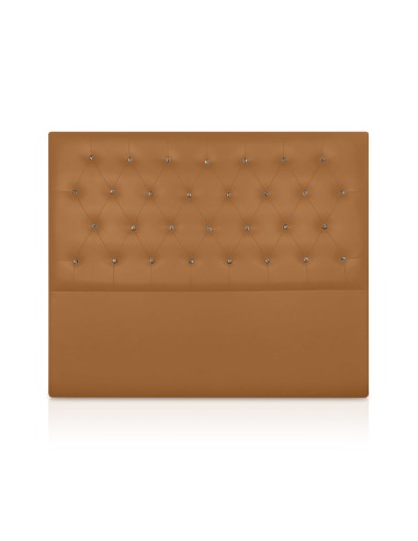 Cabecero de polipiel Nueva York botón cristal