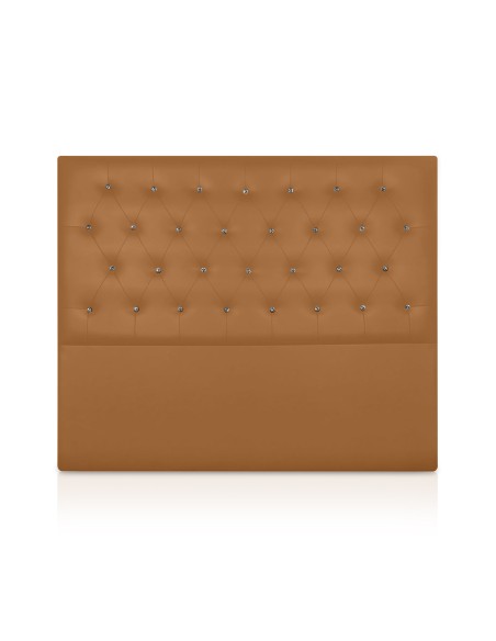 Cabecero de polipiel Nueva York botón cristal