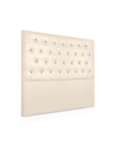 Cabecero de polipiel Nueva York botón cristal