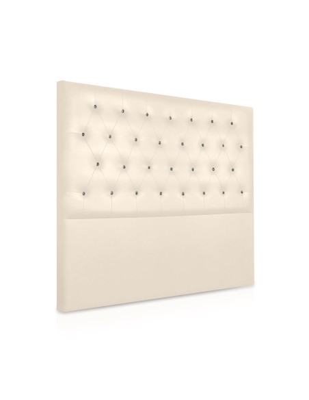 Cabecero de polipiel Nueva York botón cristal