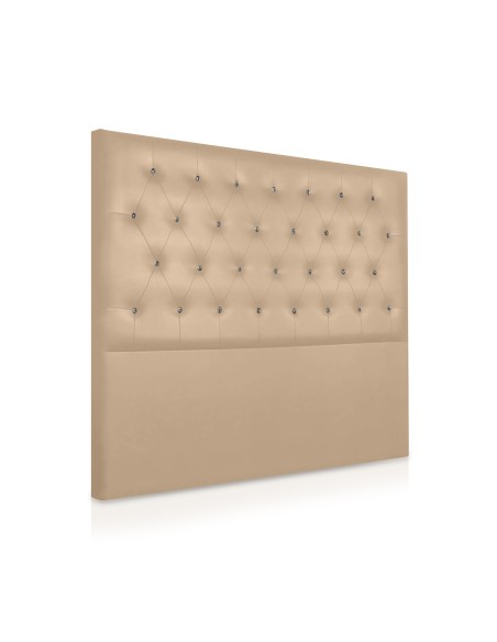 Cabecero de polipiel Nueva York botón cristal