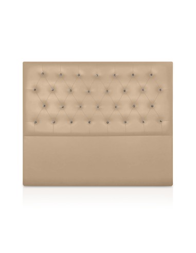 Cabecero de polipiel Nueva York botón cristal