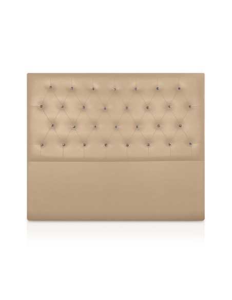 Cabecero de polipiel Nueva York botón cristal