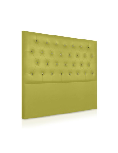 Cabecero de polipiel Nueva York botón cristal