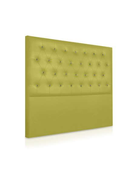 Cabecero de polipiel Nueva York botón cristal